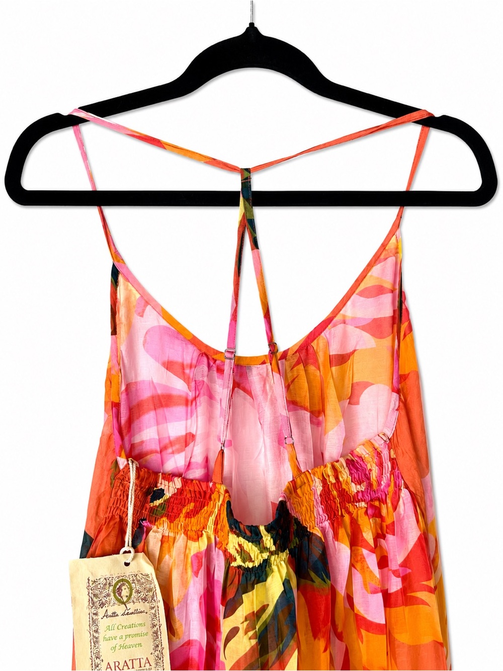 NWT Aratta🌹 Silent Journey Floral Rose Midi/MaxiDress | Sheer | Side Pockets - Picture 8 of 13